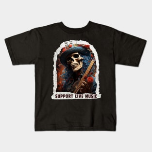 Support Live Music Kids T-Shirt